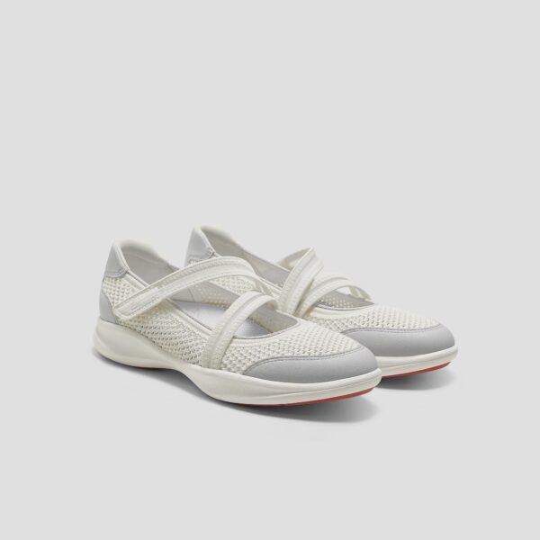 ISABELI 網紗瑪莉珍運動鞋 自然花灰色(女鞋/MARY JANE/運動鞋)