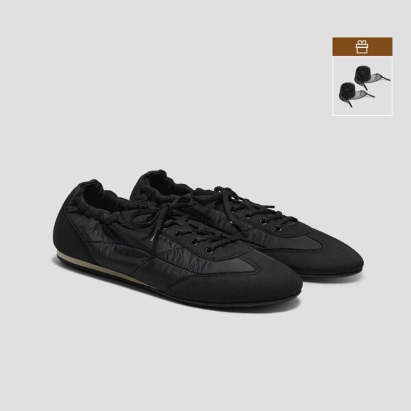 YANCY 慢跑尼龍運動鞋 女鞋(黑色)