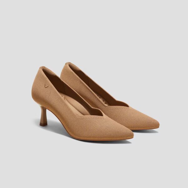 ANNA 尖頭中跟鞋 堅果色(女鞋/中跟鞋/貓跟鞋)