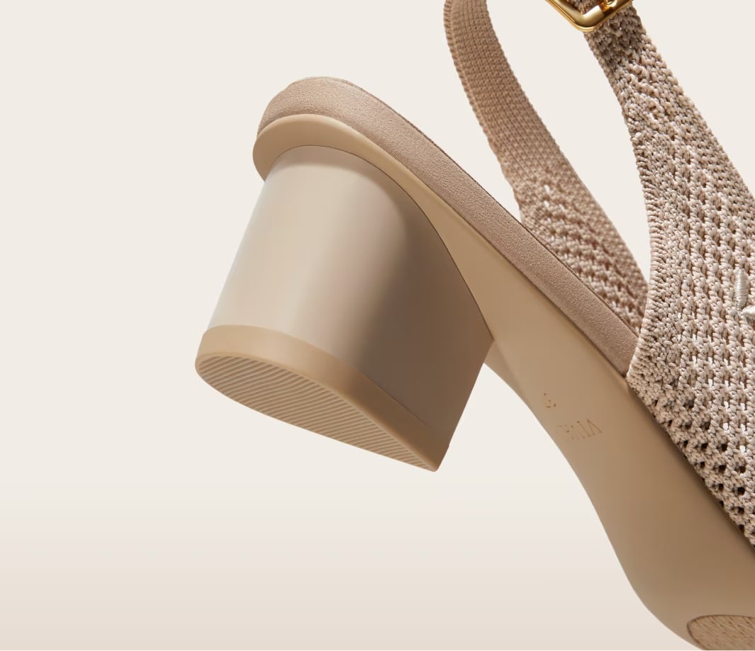 獨特的水滴形鞋跟