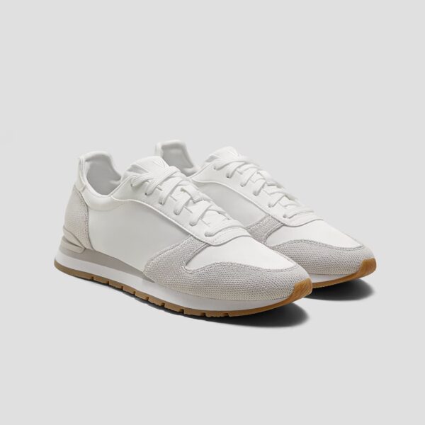 ALLEGRO 緞面運動鞋 男女(灰白色)