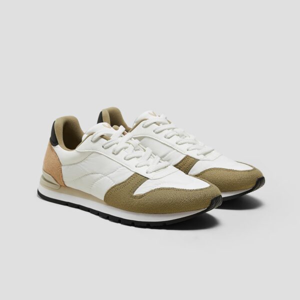 ALLEGRO AW 通用尼龍彈性運動鞋 男女(白色/卡其色防水)